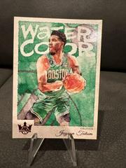 Jayson Tatum [Ruby] #24 Basketball Cards 2022 Panini Court Kings Water Color Prices