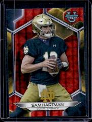 Sam Hartman [Red] #1 Football Cards 2023 Bowman's Best University Prices