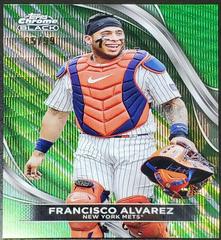 Francisco Alvarez [Green Wave Refractor] #2 Baseball Cards 2024 Topps Chrome Black Prices