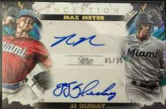 Max Meyer, JJ Bleday #IDA-MB Baseball Cards 2023 Topps Inception Dual Autographs Prices