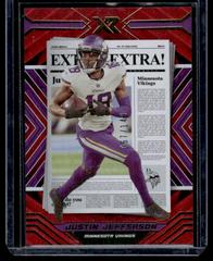 Justin Jefferson #EXT-18 Football Cards 2022 Panini XR Extra Prices