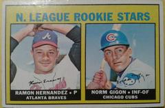 N. L. Rookies [R. Hernandez, N. Gigon] Baseball Cards 1967 Topps Prices