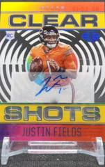 Justin Fields [Signature Gold] #CS-19 Football Cards 2021 Panini Illusions Clear Shots Prices