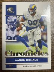 Aaron Donald #46 Football Cards 2021 Panini Chronicles Prices