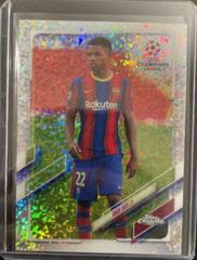 Ansu Fati [Speckle] Soccer Cards 2020 Topps Chrome UEFA Champions League Prices