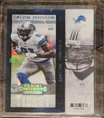 Calvin Johnson [Cracked Ice Ticket] #59 Football Cards 2013 Panini Contenders Prices