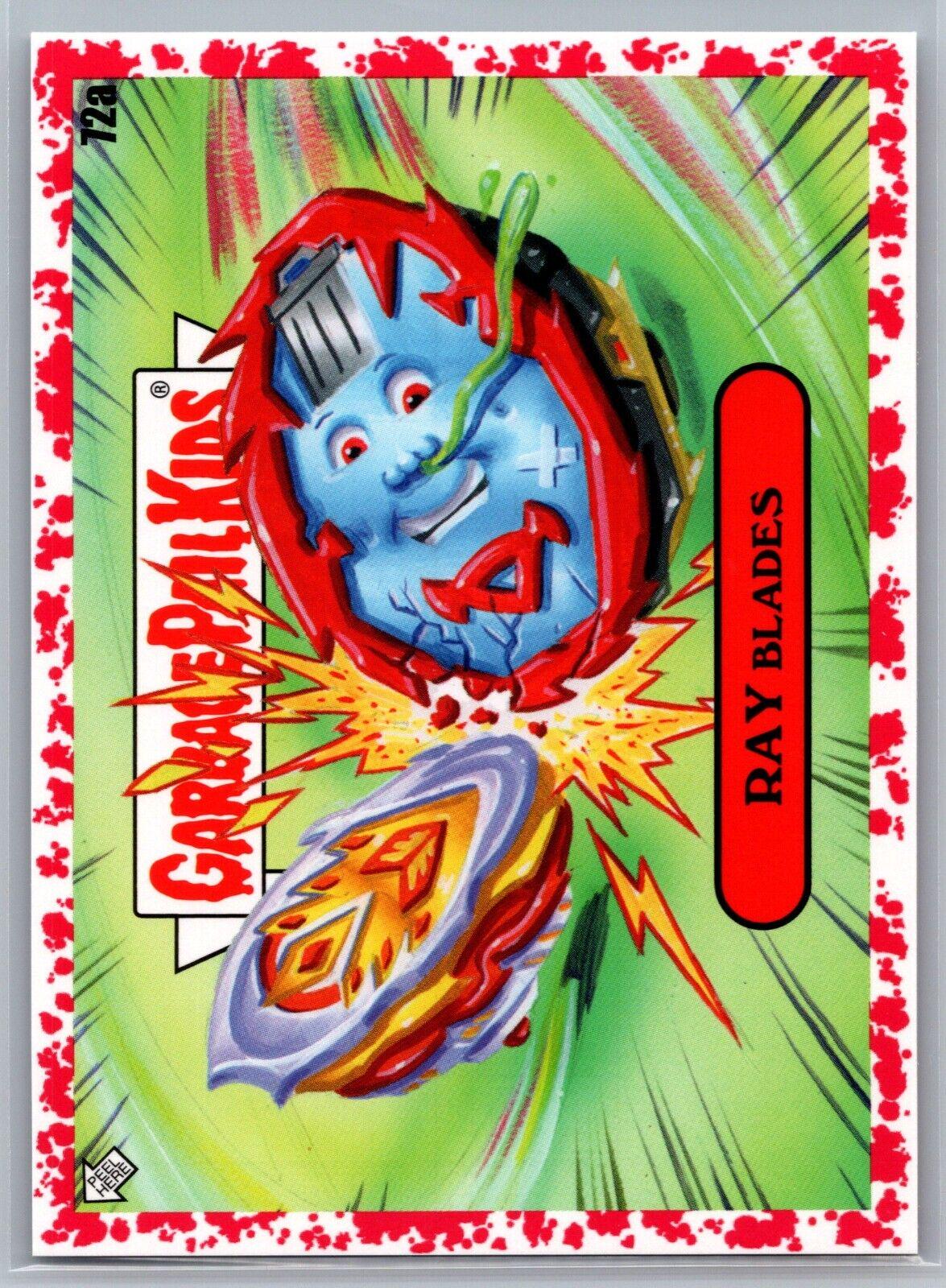 Ray Blades [Red] #72a Prices | Garbage Pail Kids at Play | Garbage Pail ...