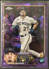 Willy Adames [Purple] Baseball Cards 2023 Topps Chrome Sapphire Prices
