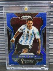 Angel Di Maria [Blue Shimmer] #1 Soccer Cards 2022 Panini Prizm World Cup Prices