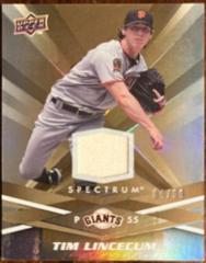Tim Lincecum #82 Baseball Cards 2009 Upper Deck Spectrum Prices