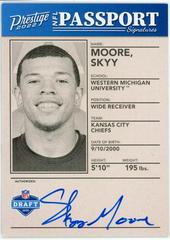 Skyy Moore #NPS-SM Football Cards 2022 Panini Prestige NFL Passport Signatures Prices