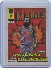 James Harden [Gold] Basketball Cards 2021 Panini Donruss Net Marvels Prices