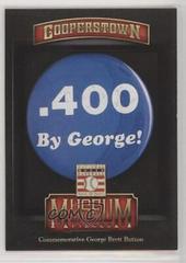 George Brett Baseball Cards 2013 Panini Cooperstown Museum Pieces Prices