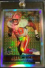 Jerry Rice [Refractor] #98 Football Cards 1996 Topps Chrome Prices
