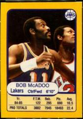 Bob McAdoo Perforated #22 Basketball Cards 1985 Jms Game Prices