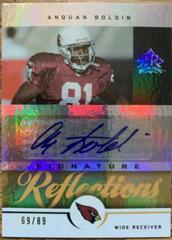 Anquan Boldin [Gold] Football Cards 2005 Upper Deck Reflections Signatures Prices