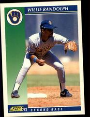 Willie Randolph #30 Baseball Cards 1992 Score Prices