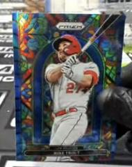 Mike Trout [Blue Mojo Prizm] #SG-5 Baseball Cards 2022 Panini Prizm Stained Glass Prices