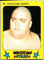 King Kong Bundy #96 Wrestling Cards 1986 Monty Gum Wrestling Stars Prices