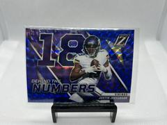 Justin Jefferson [Blue] #BN-JJ Football Cards 2022 Panini Zenith Behind the Numbers Prices