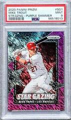 Mike Trout [Purple Shimmer] #SG-1 Baseball Cards 2020 Panini Prizm Star Gazing Prices