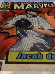 Jacob deGrom [Vector] #M-6 Baseball Cards 2022 Panini Donruss Marvels Prices
