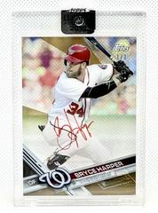 Bryce Harper #CAAU-BH Baseball Cards 2017 Topps Clearly Authentic Autographs Prices