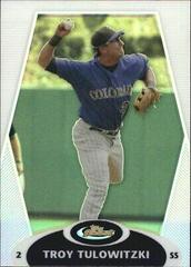 Troy Tulowitzki [Refractor] #13 Baseball Cards 2008 Finest Prices