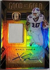 Khalil Shakir #3 Football Cards 2023 Panini Gold Standard Good as Jersey Autographs Prices