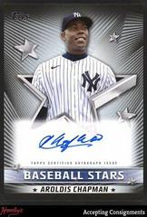 Aroldis Chapman [Black] #BSA-AC Baseball Cards 2022 Topps Baseball Stars Autographs Prices