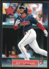 Juan Gonzalez [Indians Longevity] Baseball Cards 2002 Leaf Rookies & Stars Prices