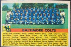 Baltimore Colts #48 Football Cards 1956 Topps Prices