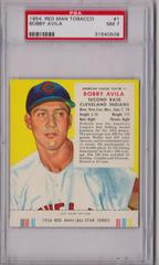 Bobby Avila #1 Baseball Cards 1954 Red Man Tobacco Prices