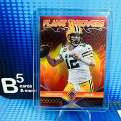 Aaron Rodgers #FT-11 Football Cards 2022 Panini Phoenix Flame Throwers Prices
