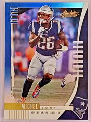 Sony Michel [Spectrum Blue] #2 Football Cards 2019 Panini Absolute Prices