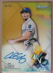 Asa Lacy [Gold Refractor] Baseball Cards 2021 Bowman Sterling Prospect Autographs Prices