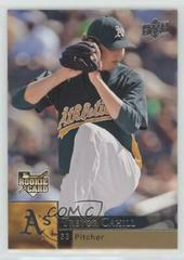 Trevor Cahill Baseball Cards 2009 Upper Deck Prices