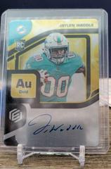 Jaylen Waddle [Signature Gold] #130 Football Cards 2021 Panini Elements Prices