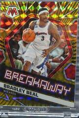 Bradley Beal [Gold] #9 Basketball Cards 2022 Panini Mosaic Breakaway Prices