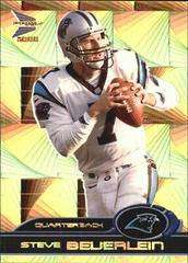Steve Beuerlein [Holographic Gold] Football Cards 2000 Pacific Prism Prospects Prices
