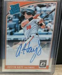 Austin Hays [Orange] Baseball Cards 2018 Panini Donruss Optic Rated Rookie Signatures Prices
