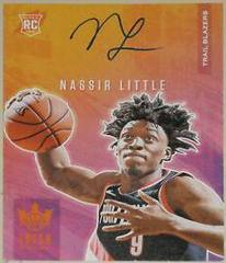 Nassir Little [Citrine] #FP-NAS Basketball Cards 2019 Panini Court Kings Fresh Paint Autographs Prices