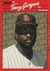 Tony Gwynn Baseball Cards 1990 Donruss MVP Prices