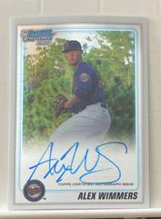 Alex Wimmers [Autograph Refractor] #BDPP88 Baseball Cards 2010 Bowman Chrome Draft Picks & Prospects Prices