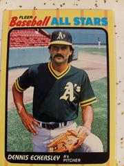 Dennis Eckersley Baseball Cards 1989 Fleer Baseball All Stars Prices