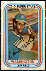 Claudell Washington #2 Baseball Cards 1976 Kellogg's Prices