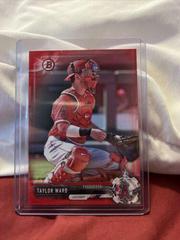 Taylor Ward [Red] #BP96 Baseball Cards 2017 Bowman Prospects Prices