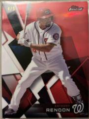 Anthony Rendon [Red Refractor] #16 Baseball Cards 2018 Topps Finest Prices