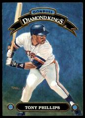 Tony Phillips Baseball Cards 1992 Panini Donruss Diamond Kings Prices