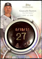 Giancarlo Stanton #SBK-GS Baseball Cards 2024 Topps Sterling Bat Knob Prices